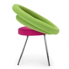Chaise rembourrée DOUGHNUTS pieds style Pop Art 74cm