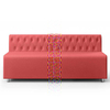Banquette connectée DAIKI au mètre linéaire dossier Amandes - Hub wifi usb prise