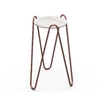 table d'appoint marbre blanc