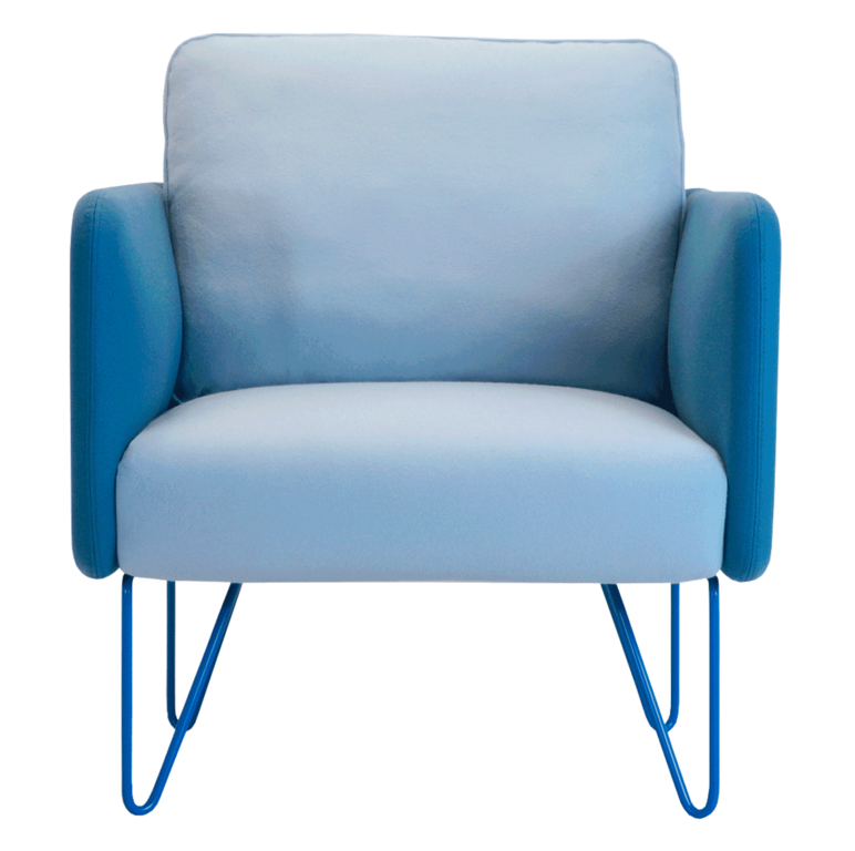 Fauteuil AKINO pour salle d'attente - 82cm