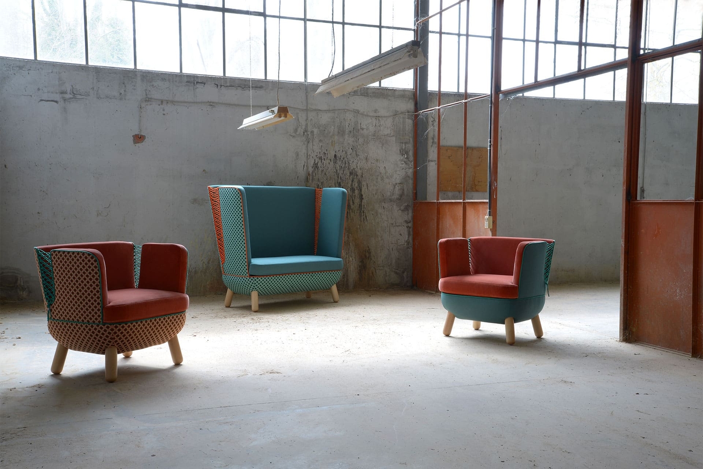 Canapé 2 PLACES COUTURE pour salle dattente - 139cm