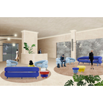 mobilier daccueil design BLOOM pour bureaux et espace dattente VIP