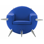 Fauteuil bleu roy design VIRA BALL CHAIR - Iconic Design
