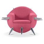 Fauteuil design rose VIRA BALL CHAIR - Iconic Design