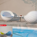 fauteuil lounge golf country club piscine