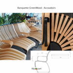 banquette accoudoir bois durable ecoresponsable