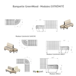 banquette arrondie bois durable ecoresponsable