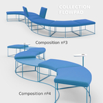 banc pouf professionnel design modulable