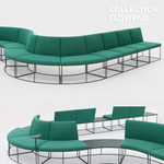 banquette attente design professionnel modulable