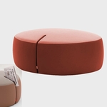 grand pouf avec fente range maagazine