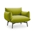 fauteuil vert lounge pour salle d'attente