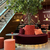banquette convexe ronde hotel