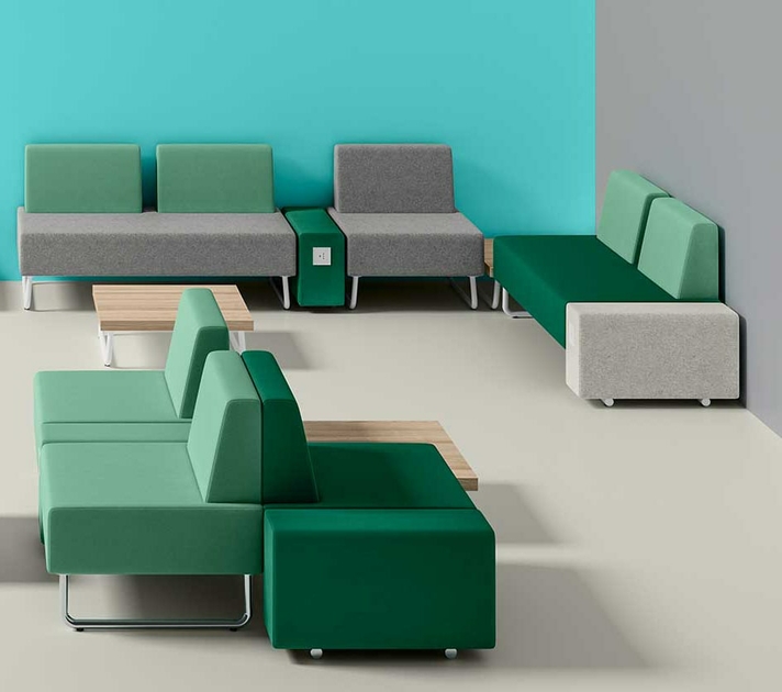 Banquette 2 places HIGH TECH 150cm