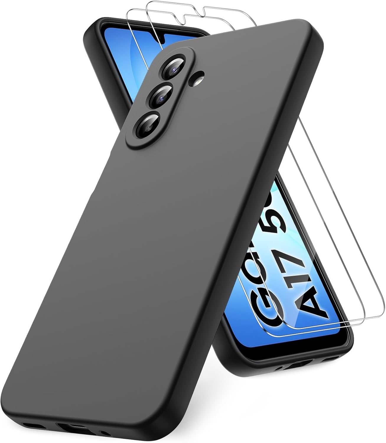 coque-silicone-noir-verre-trempe-x2-pour-samsung-a17-little-boutik