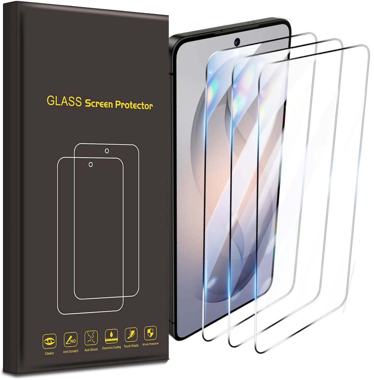 pack-verre-trempe-protection-ecran-x3-pour samsung-galaxy-s26-ultra-little-boutik