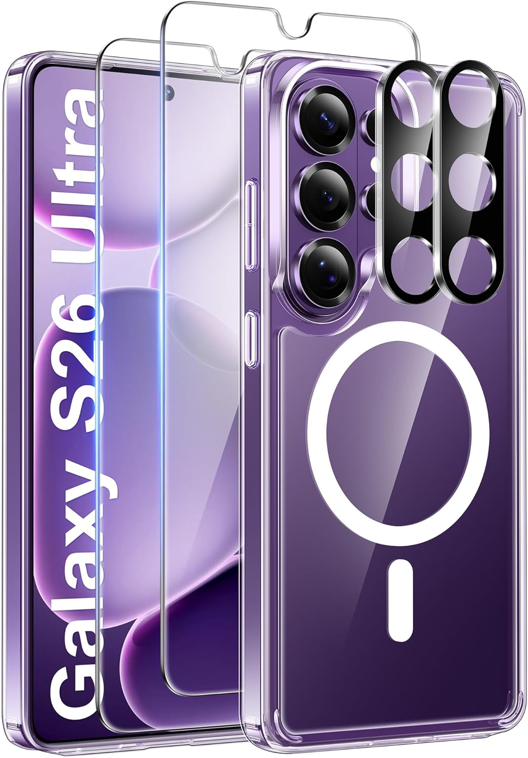coque-magsafe-transparente-pack-glass-x2-pour-samsung-s26-ultra-little-boutik