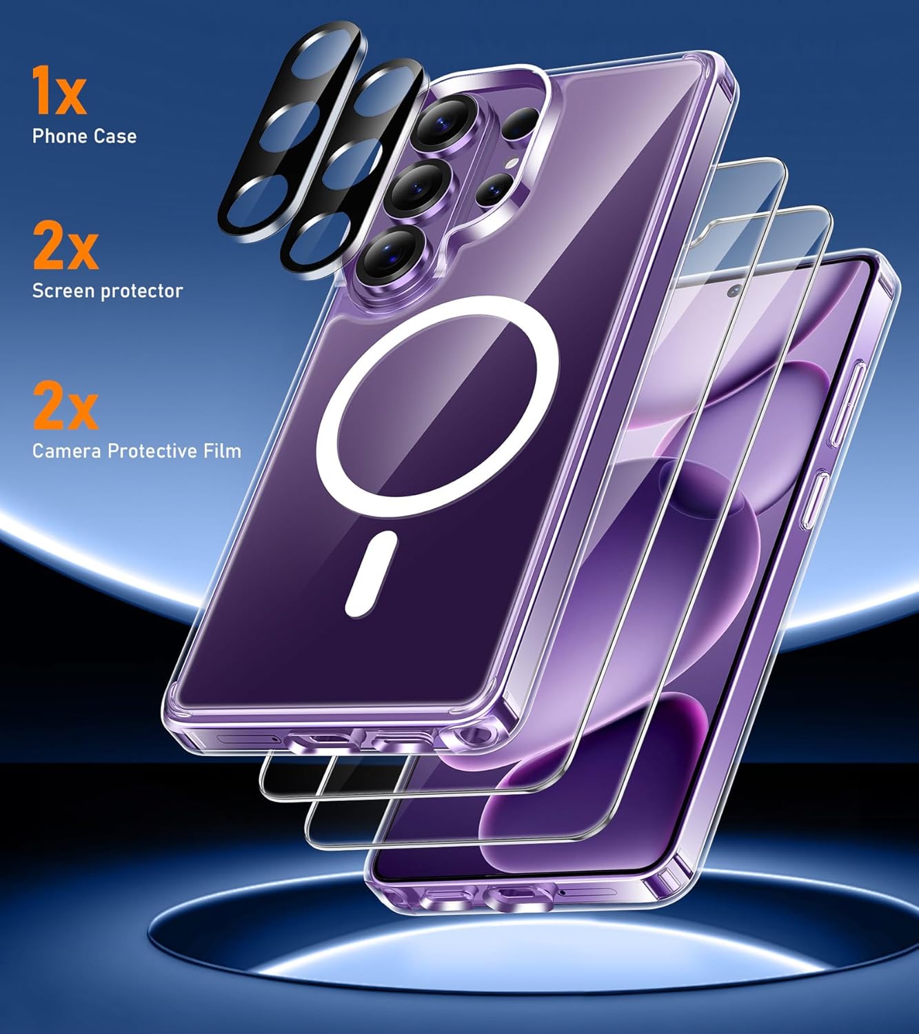 coque-silicone-magsafe-transparente-pack-glass-x2-pour-samsung-s26-ultra-little-boutik
