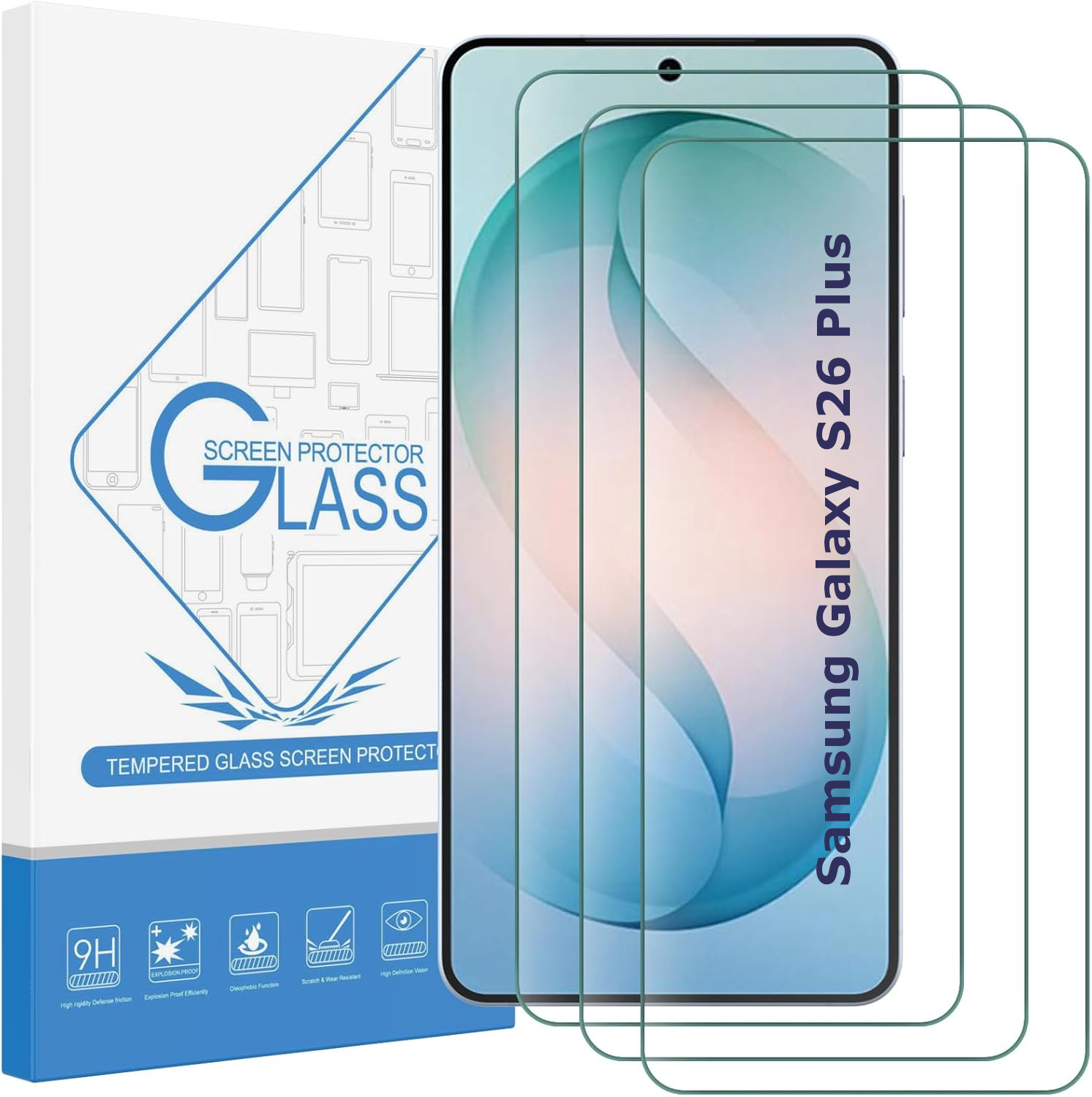 pack-verre-trempe-protection-ecran-x3-pour samsung-galaxy-s26-plus-little-boutik