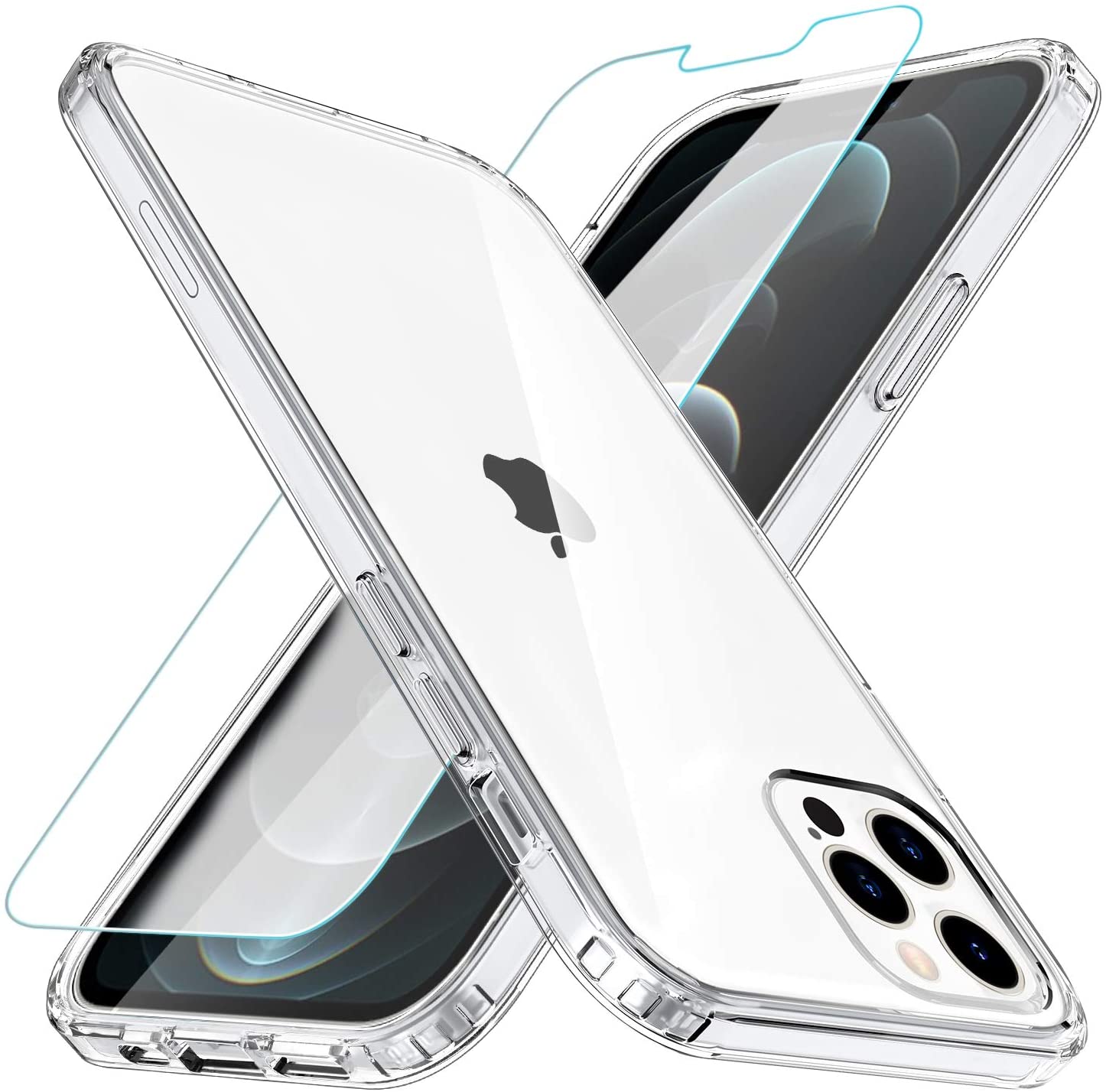 Pack X2 Vitres Protection Ecran Pour Apple iPhone 12 Little Boutik