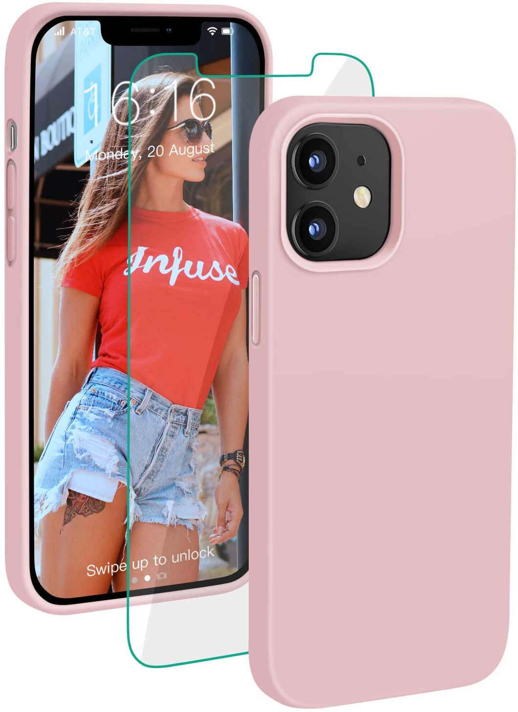 CASE PINK I12 GLASS