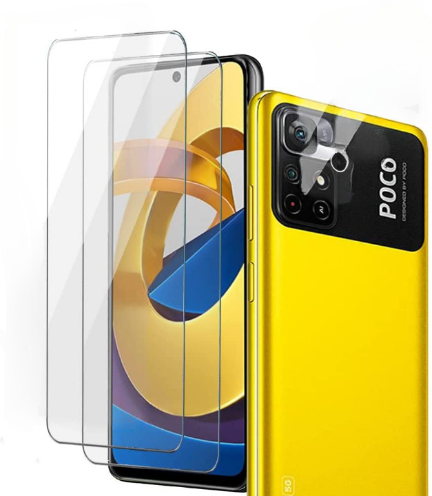 poco-m4-pro-5g-clear-case-glass-protect-x2