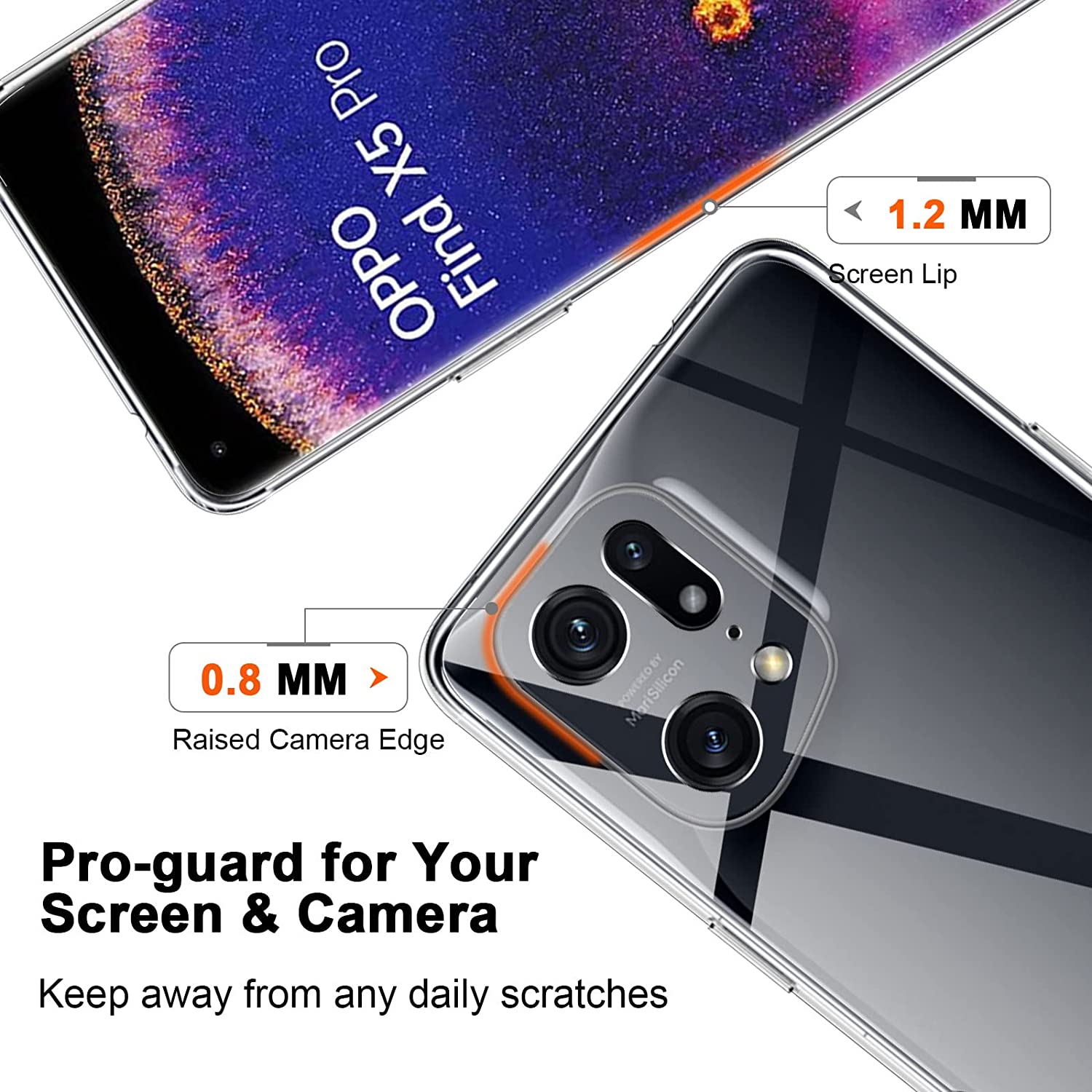 oppo-find-x5-pro-coque-silicone-transparente