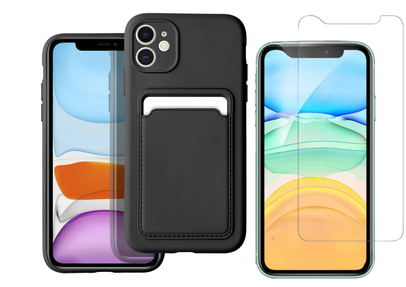black-case-card-iphone-11-glass