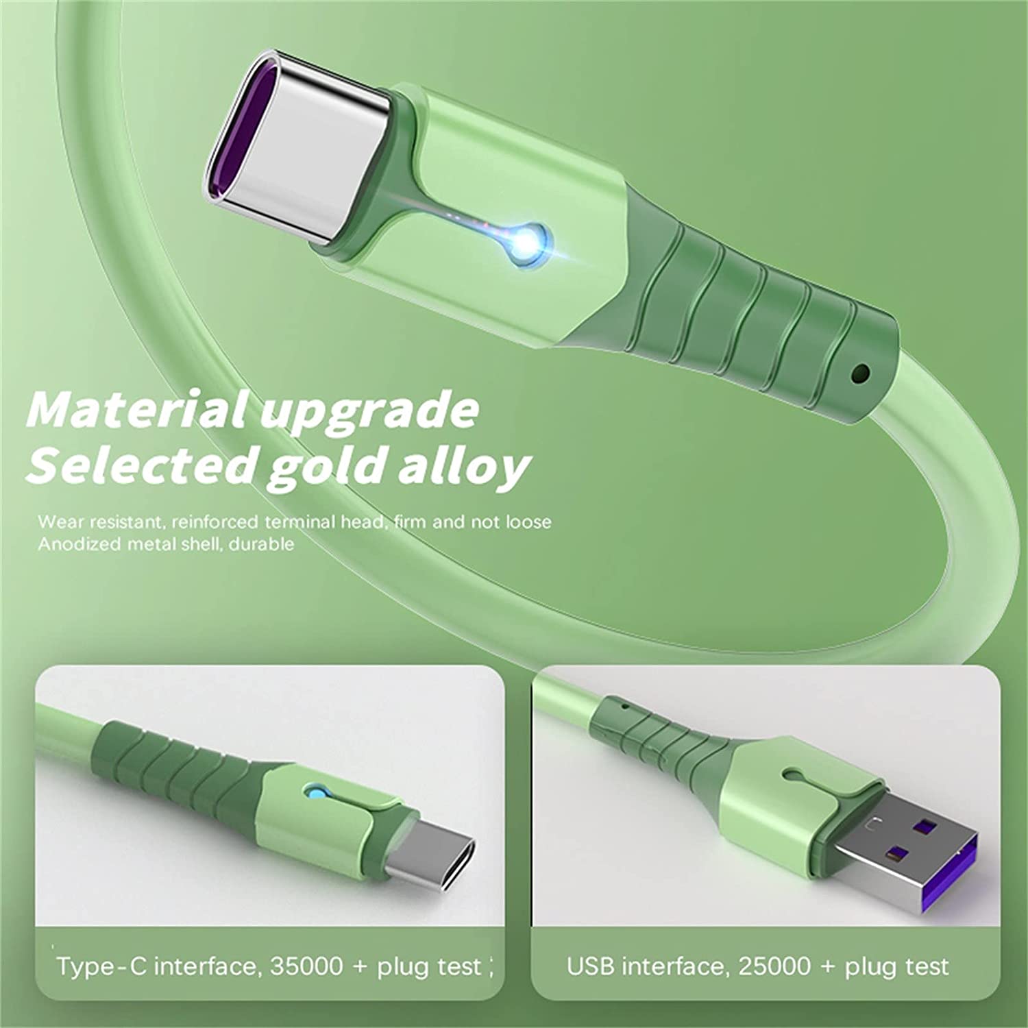 cable-3a-silicone-type-c-green