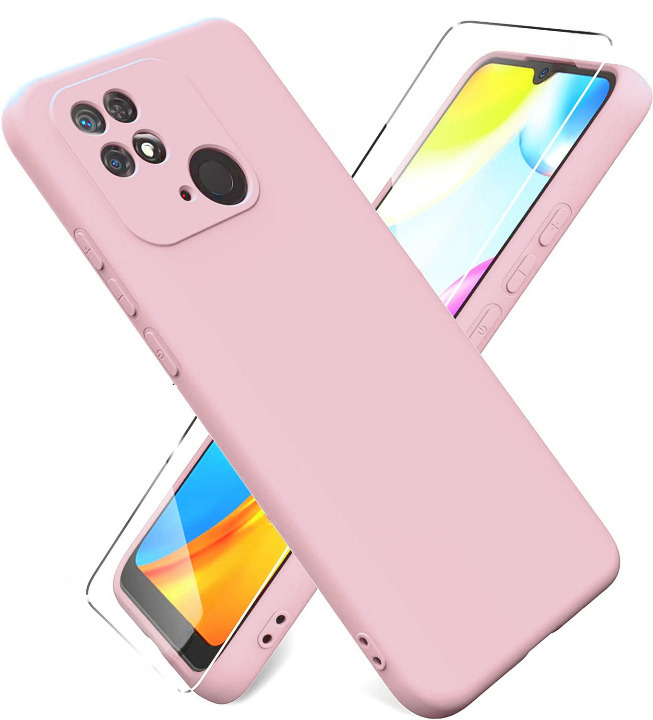 redmi-10c-pink-case-protection-ecran