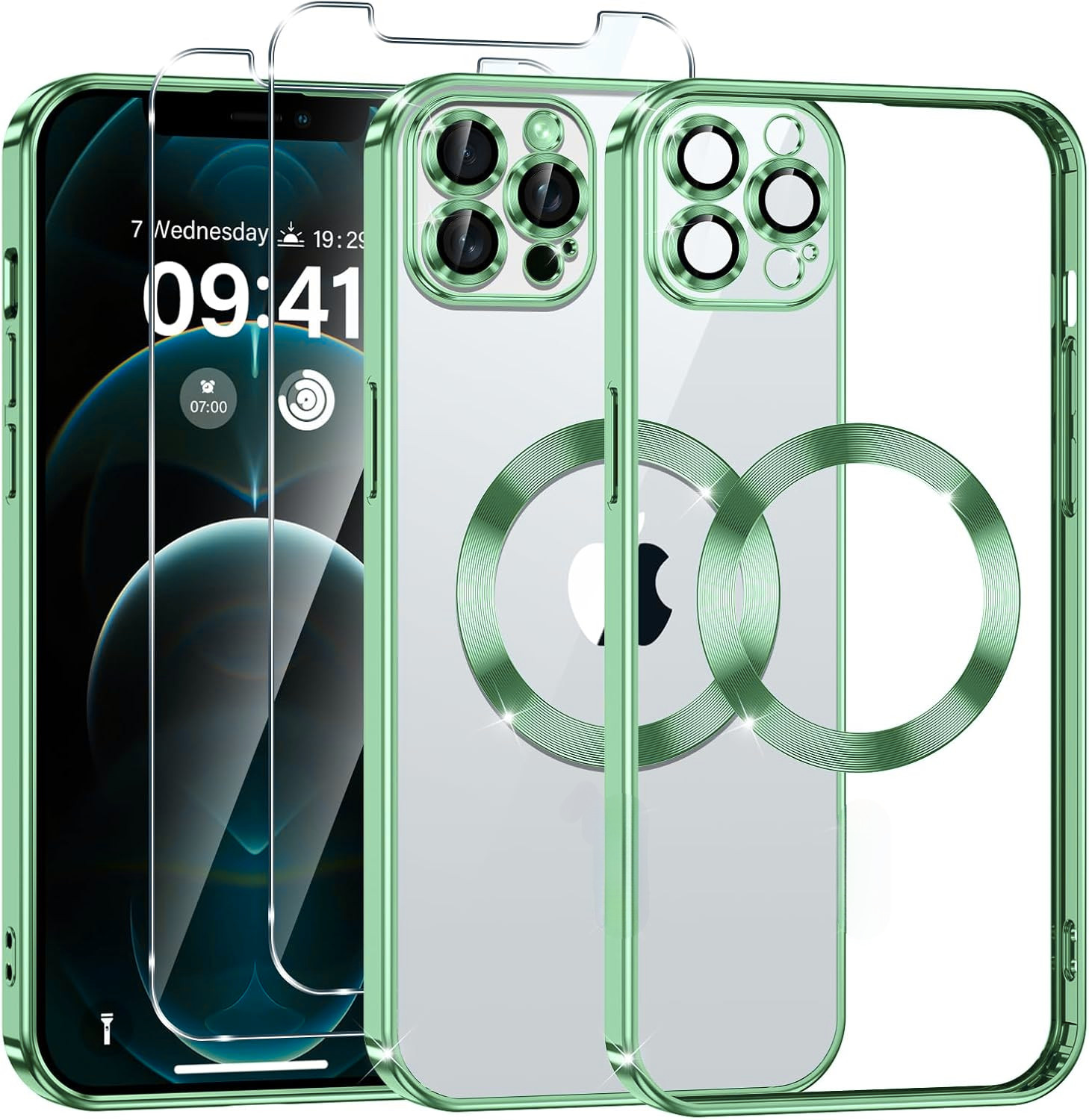 case-antichoc-iphone-14-magsafe-silicone-green-glass-x2-little-boutik