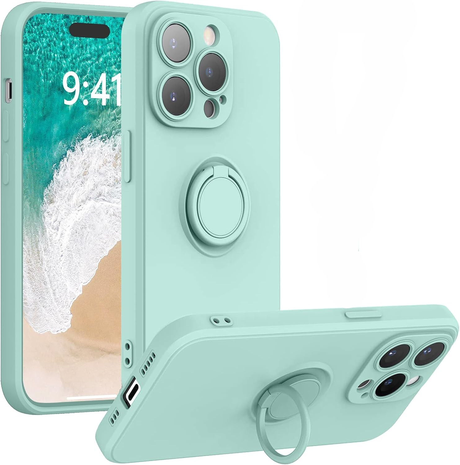 coque-anneau-vert-iphone-14-pro-little-boutik