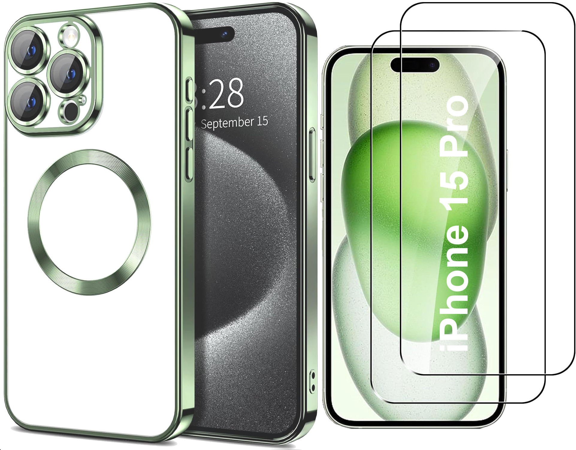 iphone-15-pro-magsafe-green-case-silicone-glass-x2-little-boutik
