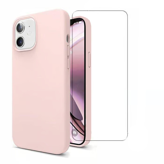 coque-rose-verres-trempes-iphone-12-mini-little-boutik