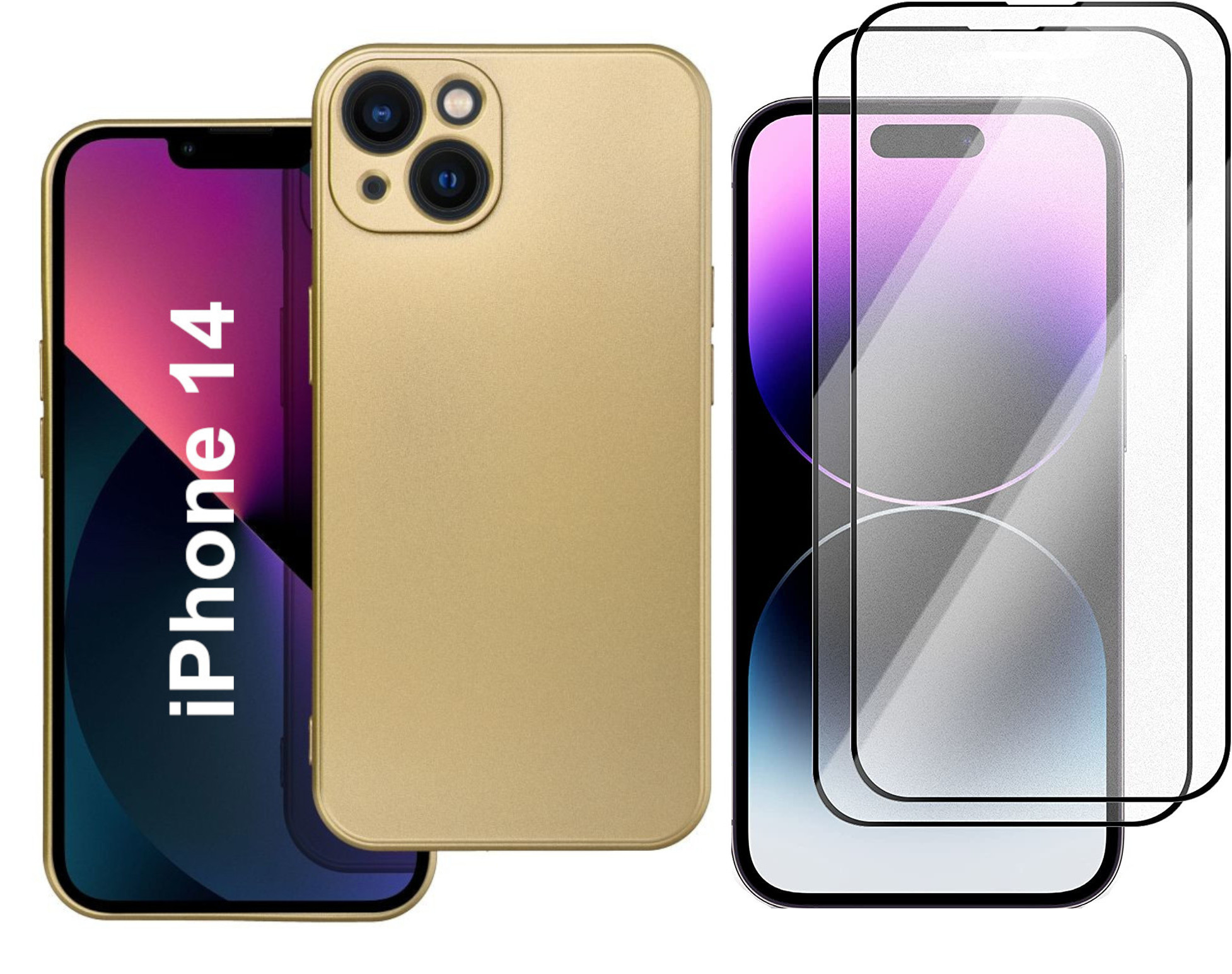 coque-metalique-gold-iphone-14-glass-x2