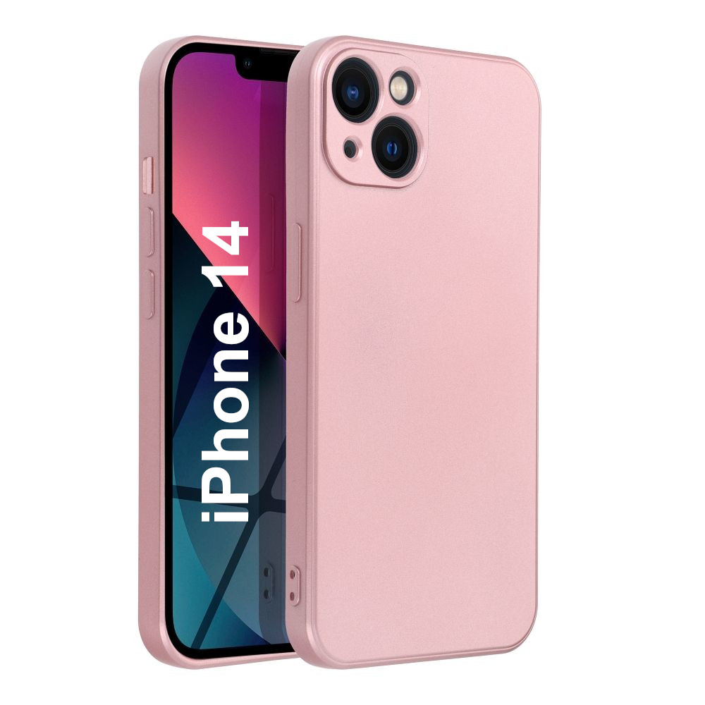 coque-metal-rose-iphone-14