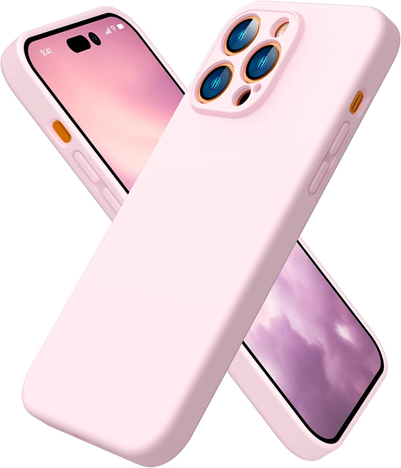 coque-silicone-iphone-14-pro-max-rose-littleboutik