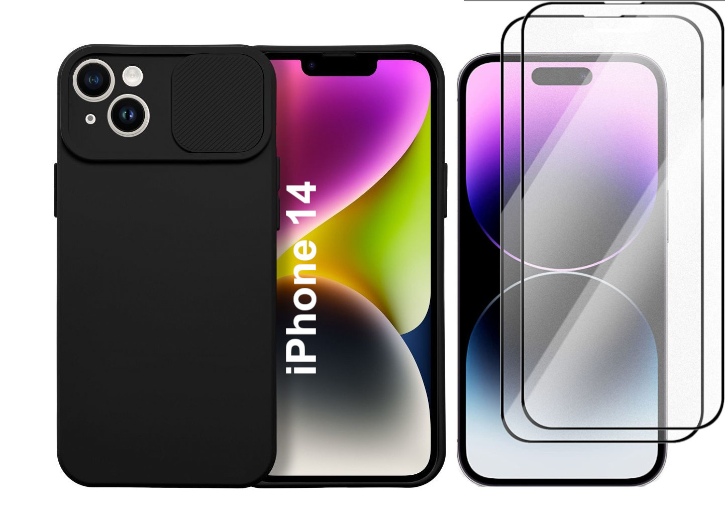 coque-slide-noir-iphone-14-glass-x2-little-boutik