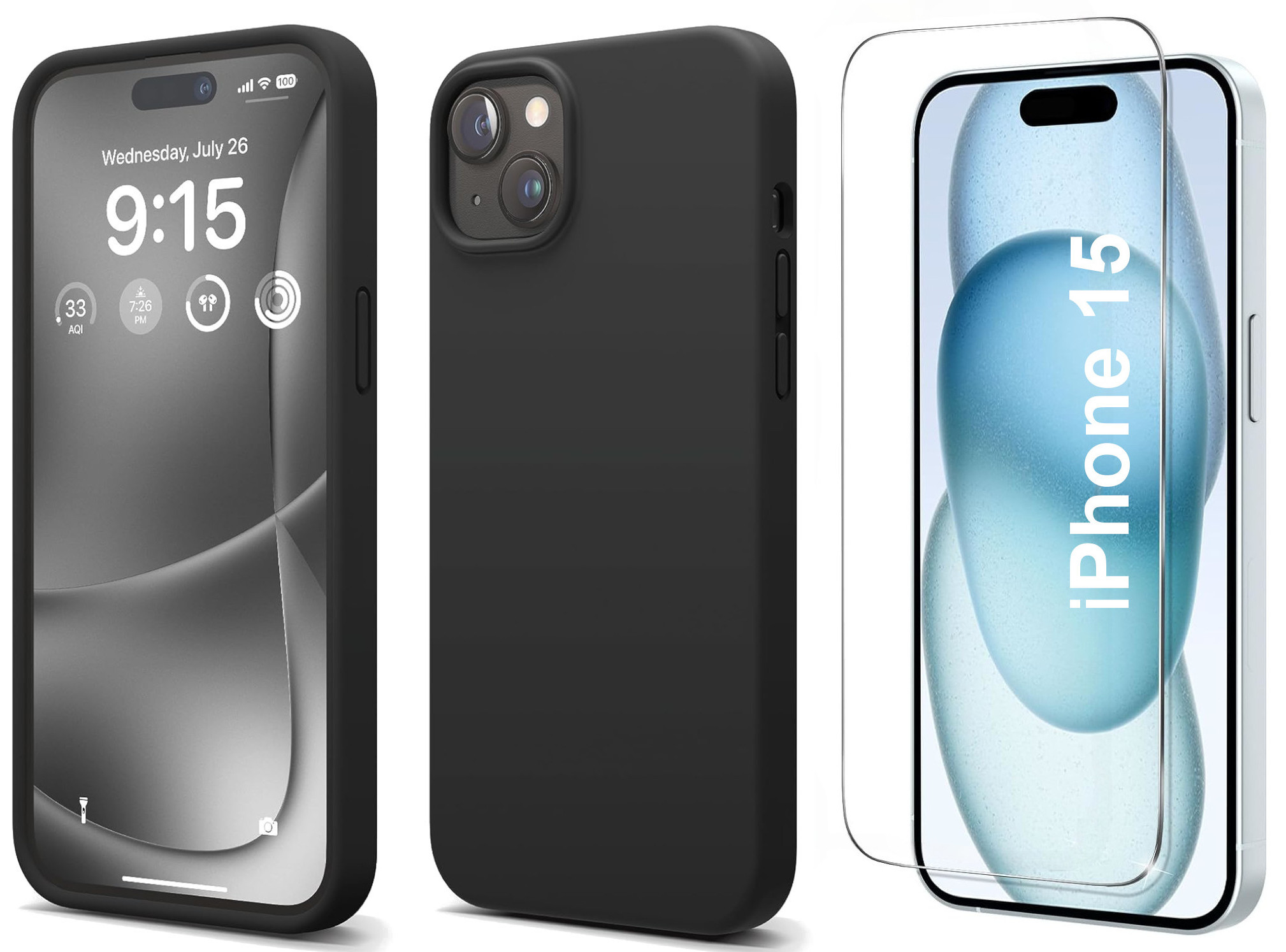 coque-noir-glass-pour-iphone-15-little-boutik