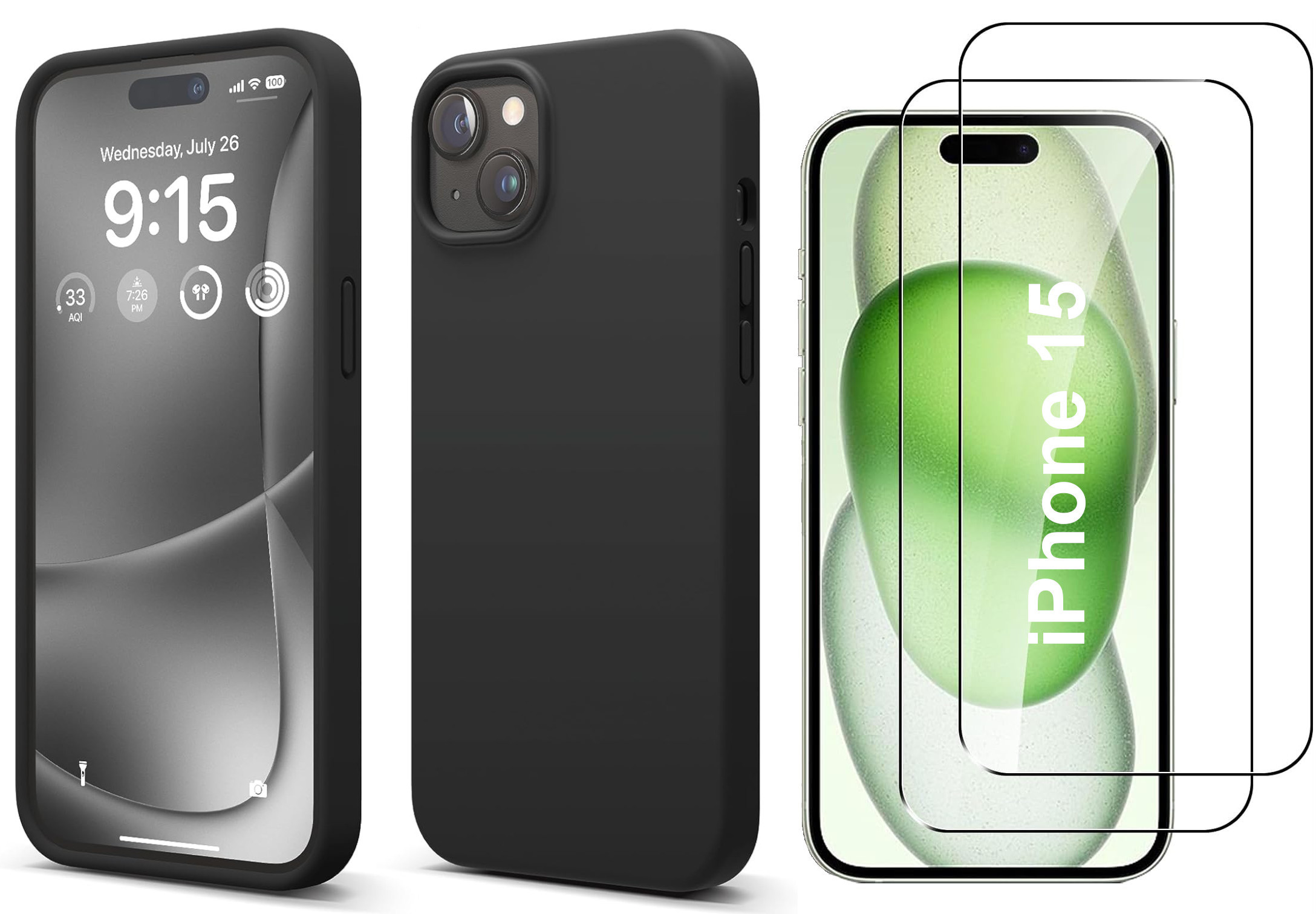 coque-noir-glass-x2-pour-iphone-15-little-boutik