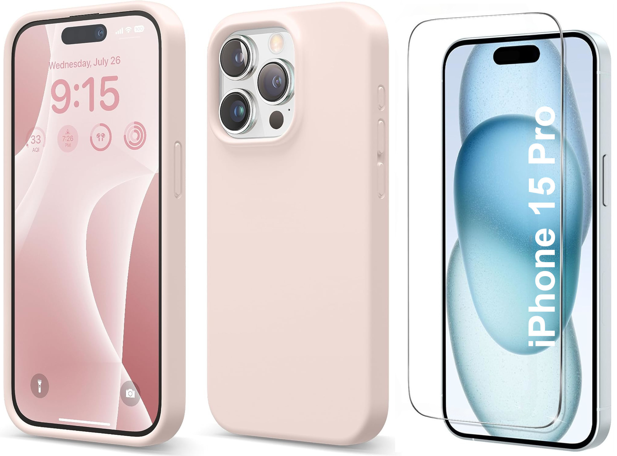 coque-rose-glass-iphone-15-pro-little-boutik