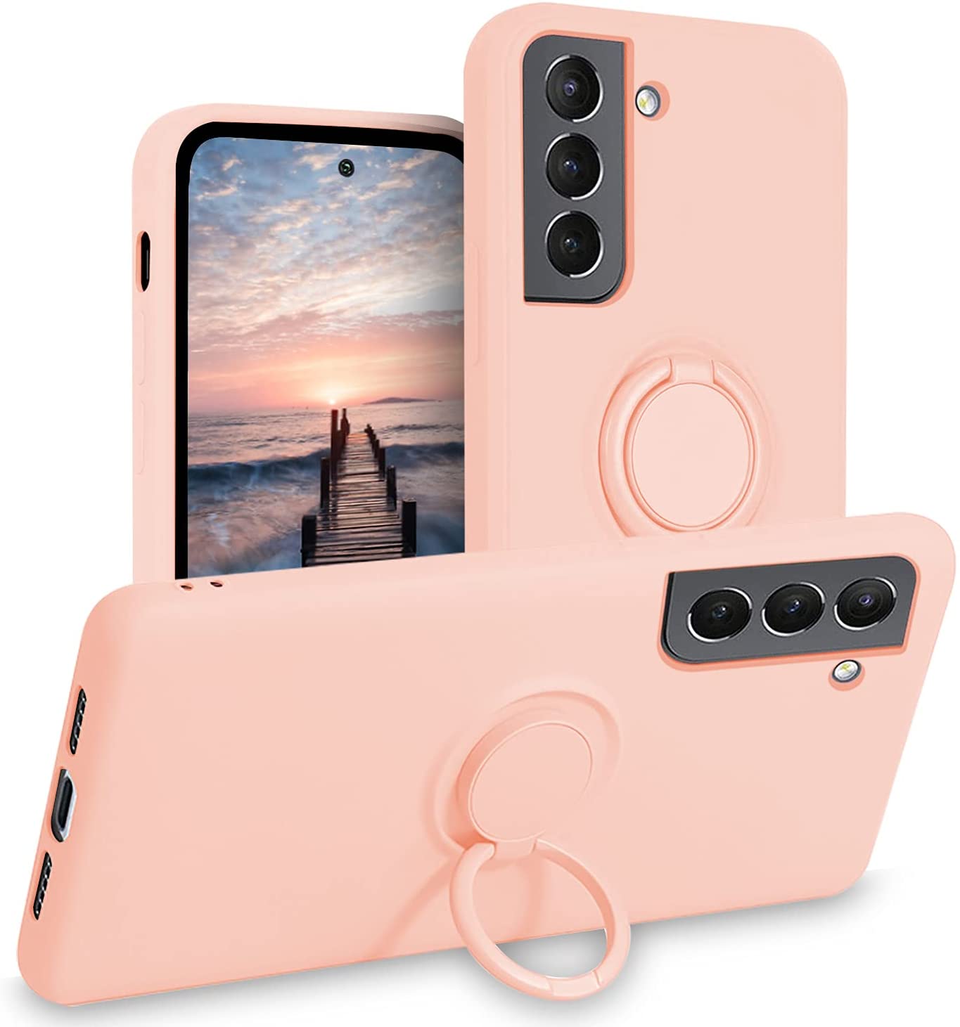 pour-samsung-s22-coque-silicone-rose-anneau