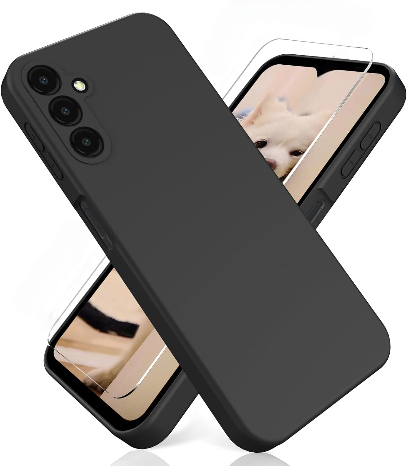 coque-noir-silicone-verre-trempe-samsung-a14-4g-5g-little-boutik