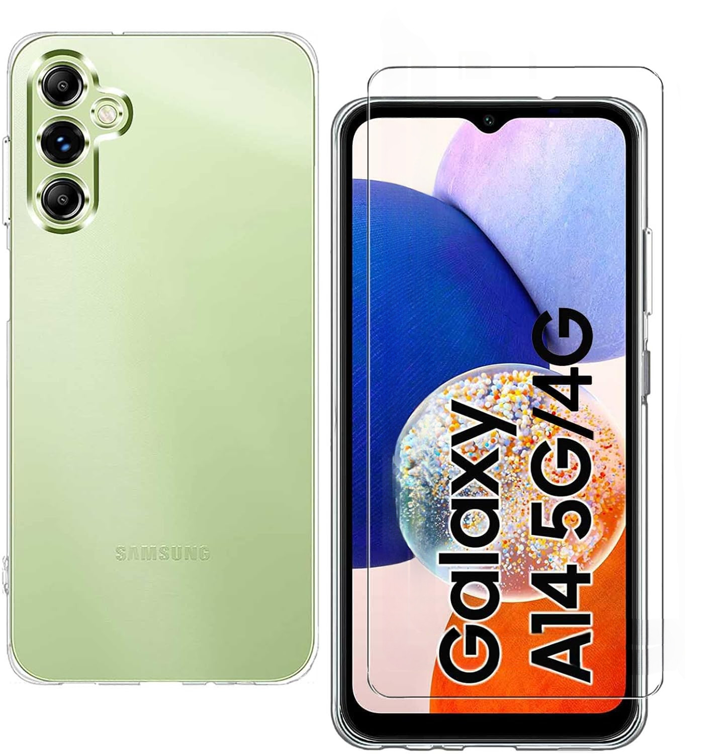 coque-transparente-silicone-verre-trempe-samsung-a14-4g-5g-little-boutik