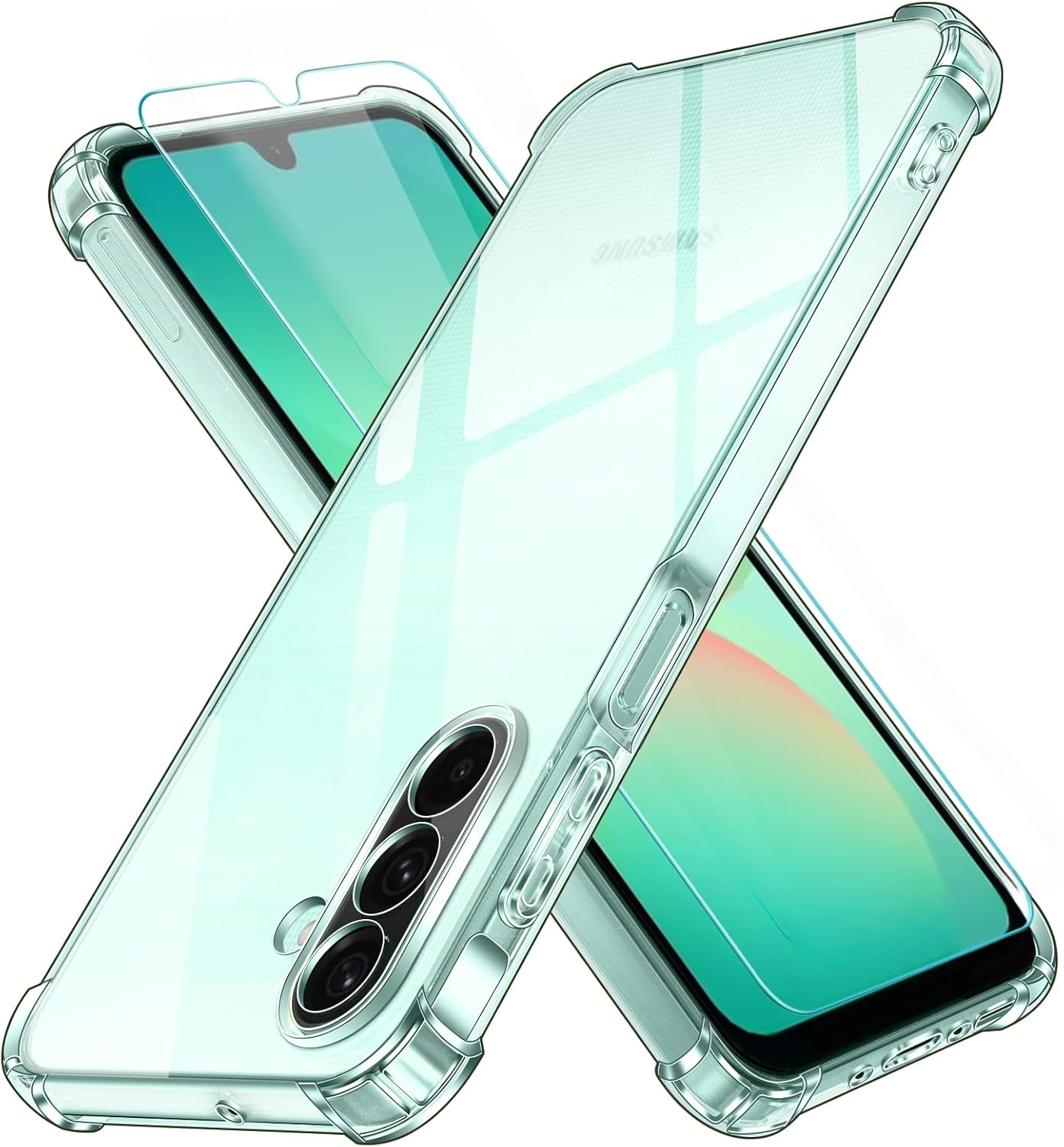 coque-silicone-transparente-4-coins-renforces-verre-trempe-x2-pour-samsung-a26-little-boutik