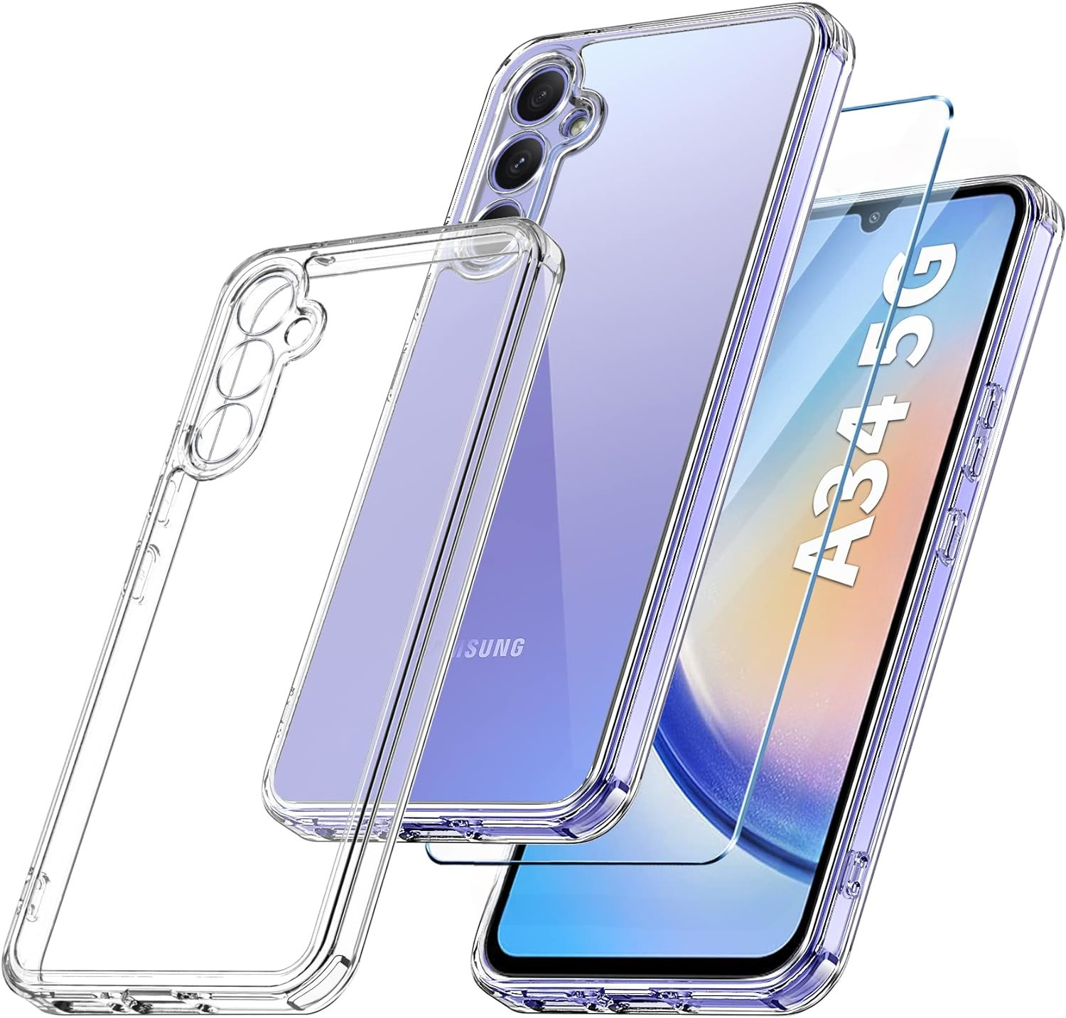 case-silicone-transparente-verre-trempe-samsung-a34-little-boutik