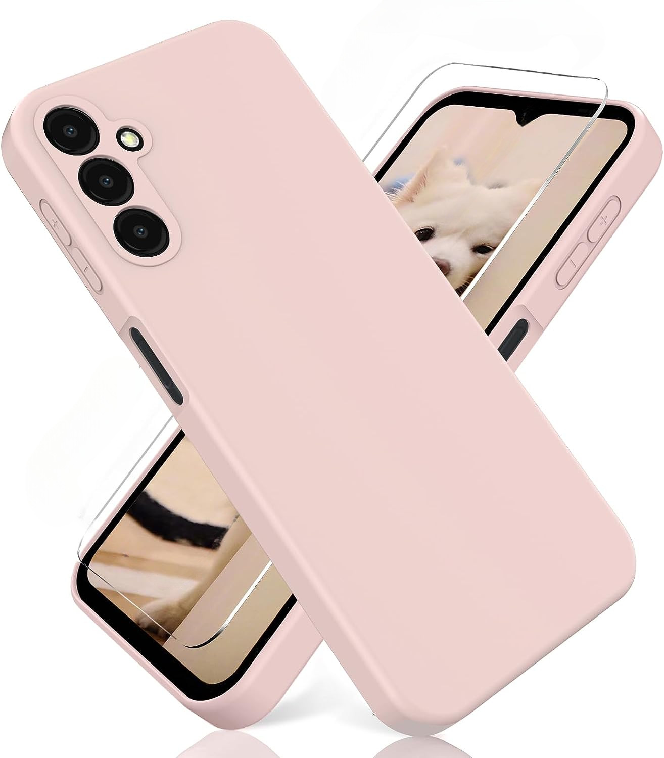 coque-rose-silicone-verre-trempe-samsung-a34-little-boutik