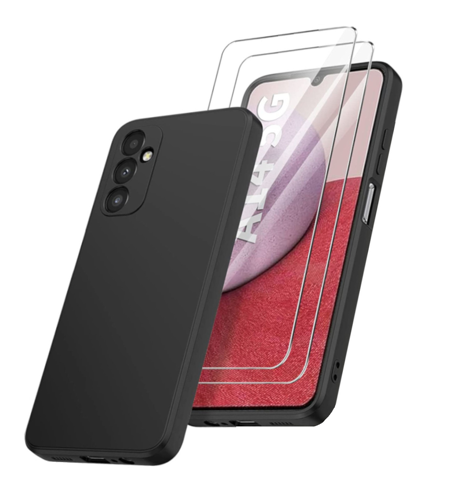 coque-noir-verre-trempe-x2-a14-little-boutik