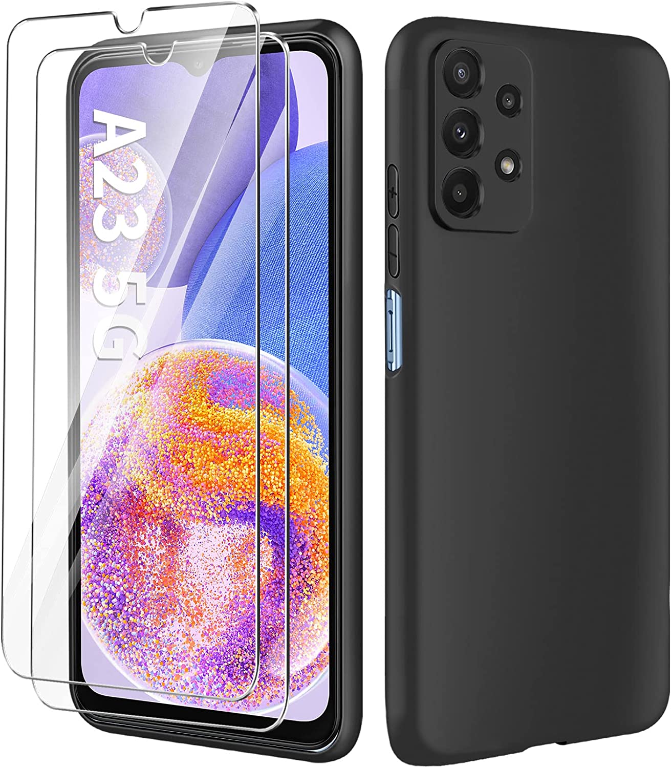 samsung-a23-5g-glass-x2-black-case-little-boutik