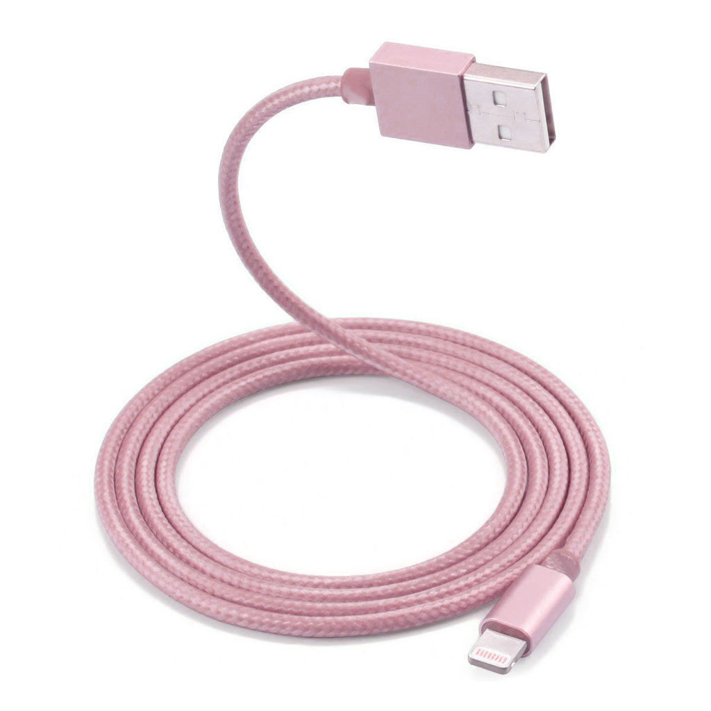 Shot - Pack pour IPHONE 14 Pro Max (Cable Chargeur Lightning Tresse 3m +  Pochette + Batterie + Prise Secteur) (ROSE BONBON) - Chargeur secteur  téléphone - Rue du Commerce