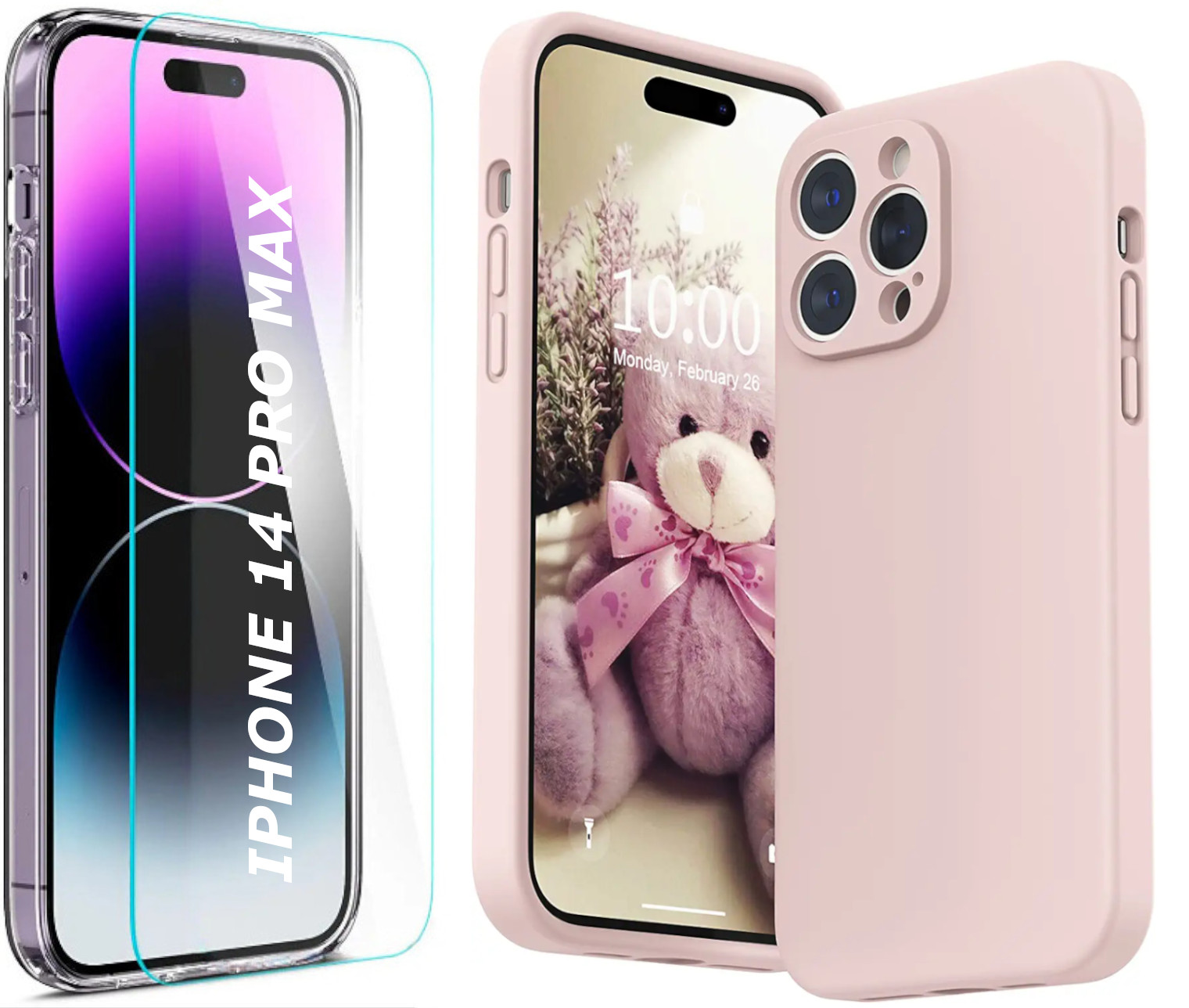 coque-silicone-iphone-14-pro-max-rose-protection-ecran-littleboutik